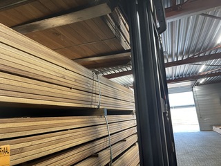 Ca. 228x Guyana Teak Latten Geschaafd, 27x40mm, lengte 275cm